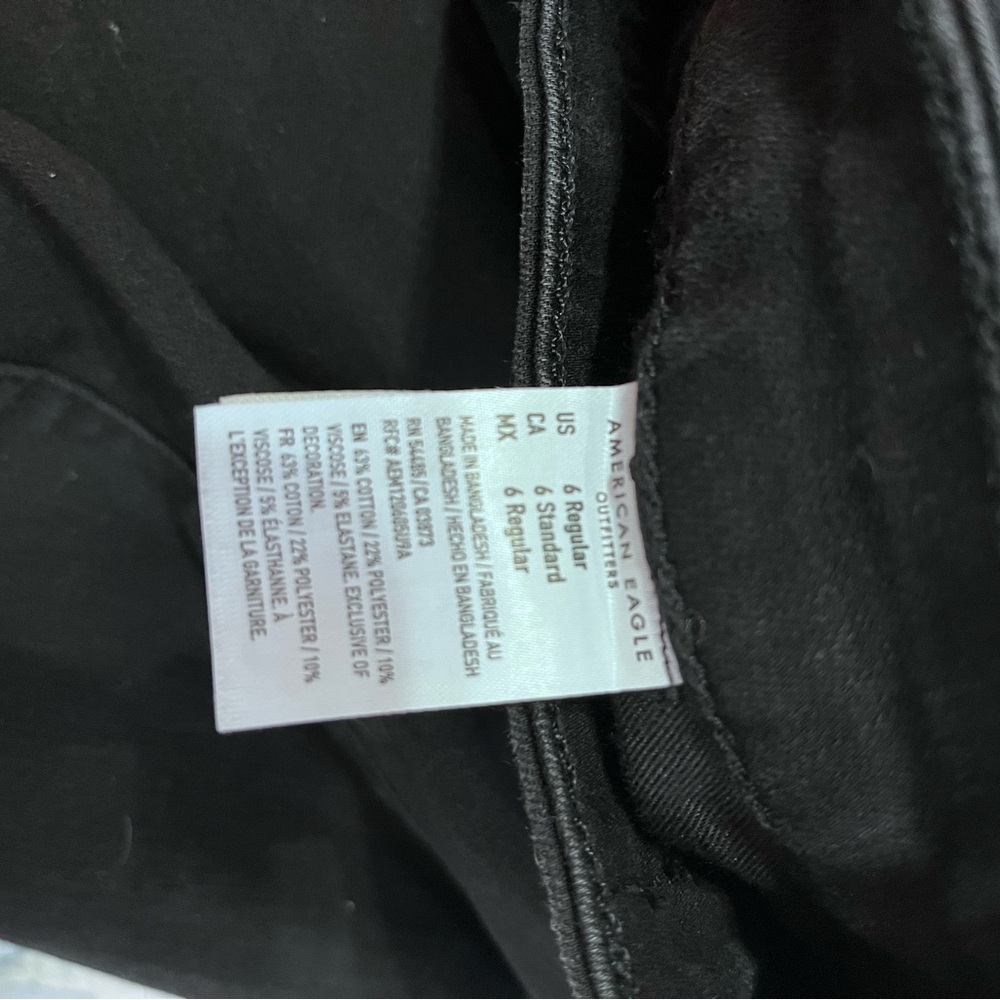 American Eagle Outfitters Black Skinny Jeans - Picture 6 of 7